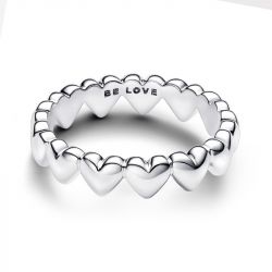 Bague femme pandora moments farandole de cœurs 193427c00 - bagues-femmes - edora - 0