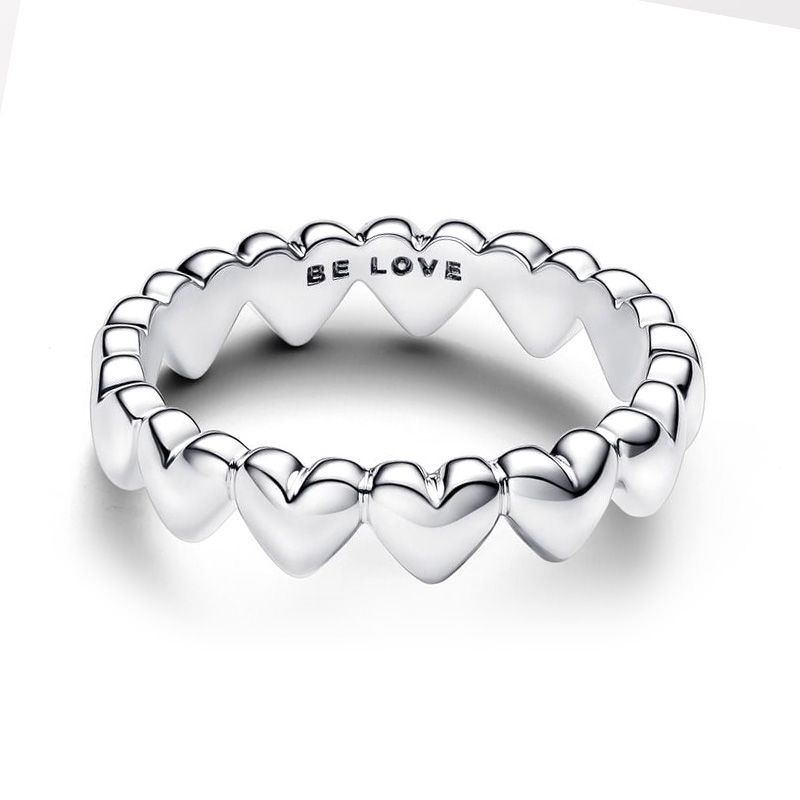 Bague femme pandora moments farandole de cœurs 193427c00 - bagues-femmes - edora