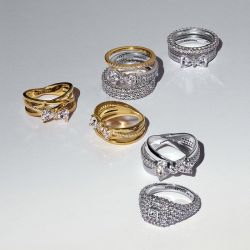 Bague femme pandora timeless double rang nœud scintillant 193552c01 - bagues-femmes - edora - 4