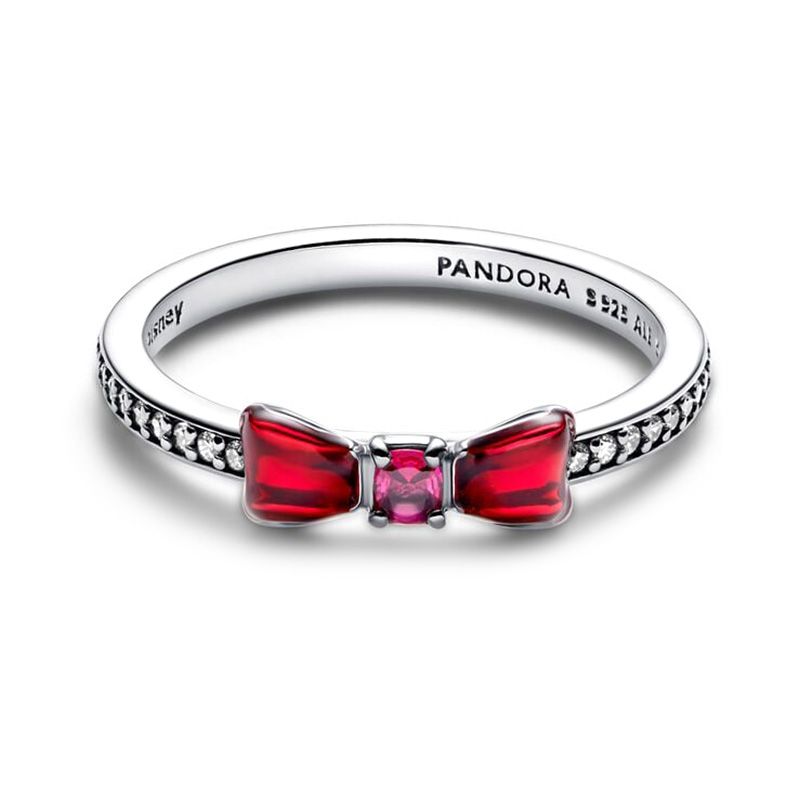 Bague femme pandora nœud princesse disney blanche-neige 193652c01 - bagues-femmes - edora