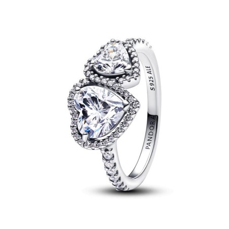 Bague femme pandora timeless cœurs halo scintillant 193659c01 – bagues femme