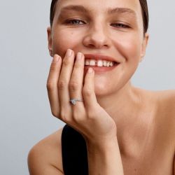 Bague femme pandora timeless cœur pavée ondulée 193661c01 - bagues-femmes - edora - 1