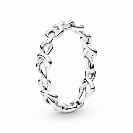 Bague femme pandora moments cœurs noués 198018 – bagues femme