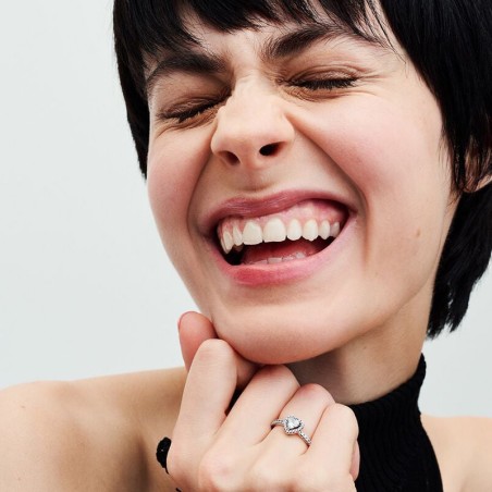 Bague femme pandora timeless cœur surélevé 198421c01 – bagues femme