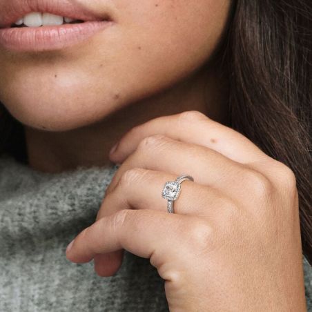 Bague homme & bague femme - bague argent, solitaire, or & or rose (2) - bagues-femmes - edora - 2