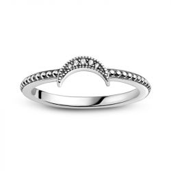 Bague femme pandora passions perlée croissant de lune 199156c01 - bagues-femmes - edora - 0