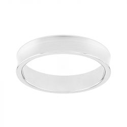 Bague mixte alliance edora or 750/1000 blanc concave edo3111640.750mill - alliances - edora - 0