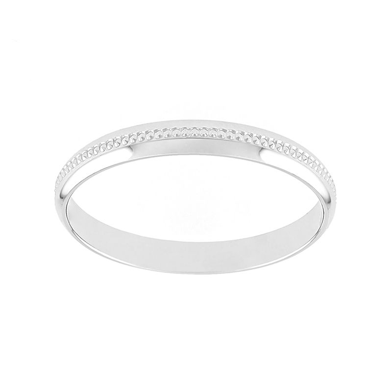 Bague mixte alliance edora or 750/1000 blanc illusion edo3166925.750mill - alliances - edora