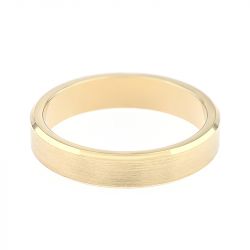 Bague mixte alliance edora or 750/1000 jaune ruban biseautée edo3259540_750mill - accueil - edora - 1