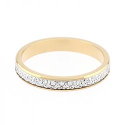 Bague mixte alliance edora or 750/1000 bicolore illusion edo3361830.750mill - alliances - edora - 1