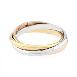 Bague mixte alliance edora 3 ors 750/1000 3 anneaux edo3470320.750mill - alliances - edora - 1