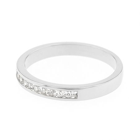 Bague homme & bague femme - bague argent, solitaire, or & or rose - alliances - edora - 2