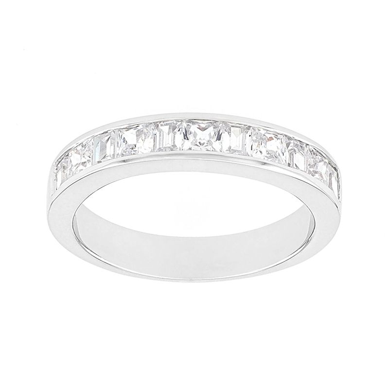 Bague femme alliance edora or 750/1000 blanc demi tour diamants edo35044go.750mill - alliances - edora