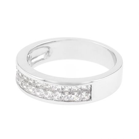 Bague homme & bague femme - bague argent, solitaire, or & or rose - alliances - edora - 2