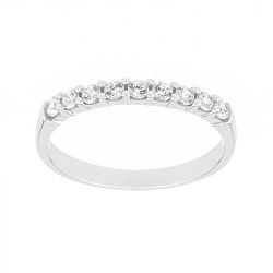 Bague femme alliance edora or 750/1000 blanc classique diamants edo3l006gb2.750mil - alliances - edora - 0