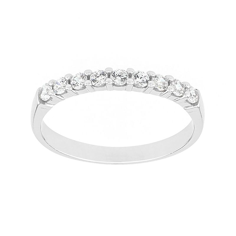 Bague femme alliance edora or 750/1000 blanc classique diamants edo3l006gb2.750mil - alliances - edora