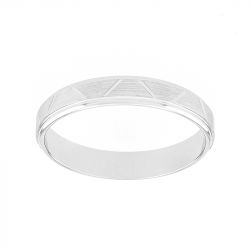 Bague mixte alliance edora or 750/1000 blanc edo3y151g35_750mill - alliances - edora - 0