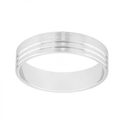 Bague mixte alliance edora or 750/1000 blanc edo3y222g55.750mil - alliances - edora - 0