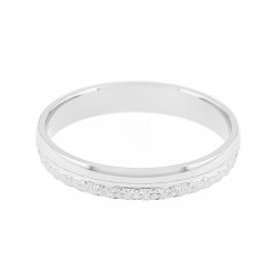 Bague mixte alliance edora or 750/1000 blanc edo3y232g30_750mill - alliances - edora - 1