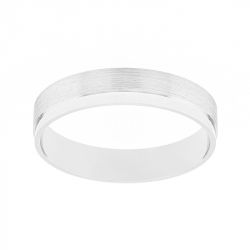 Bague mixte alliance edora or 375/1000 blanc edo9y198g40.375mil - bagues - edora - 0