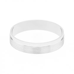 Bague mixte alliance edora or 375/1000 blanc edo9y198g40.375mil - bagues - edora - 1