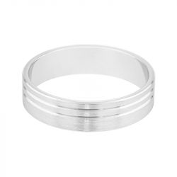 Bague mixte alliance edora or 375/1000 blanc edo9y222g55.375mil - bagues - edora - 1