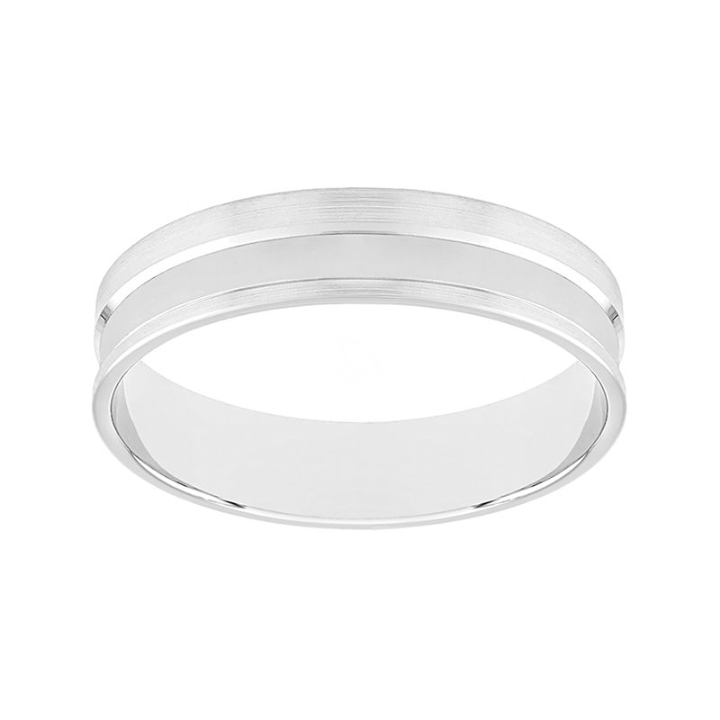 Bague mixte alliance edora or 375/1000 blanc edo9y237g50.375mil - bagues - edora