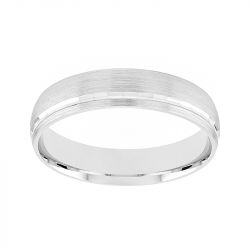 Bague mixte alliance edora or 750/1000 blanc edos02.07102_750mill - bagues - edora - 0