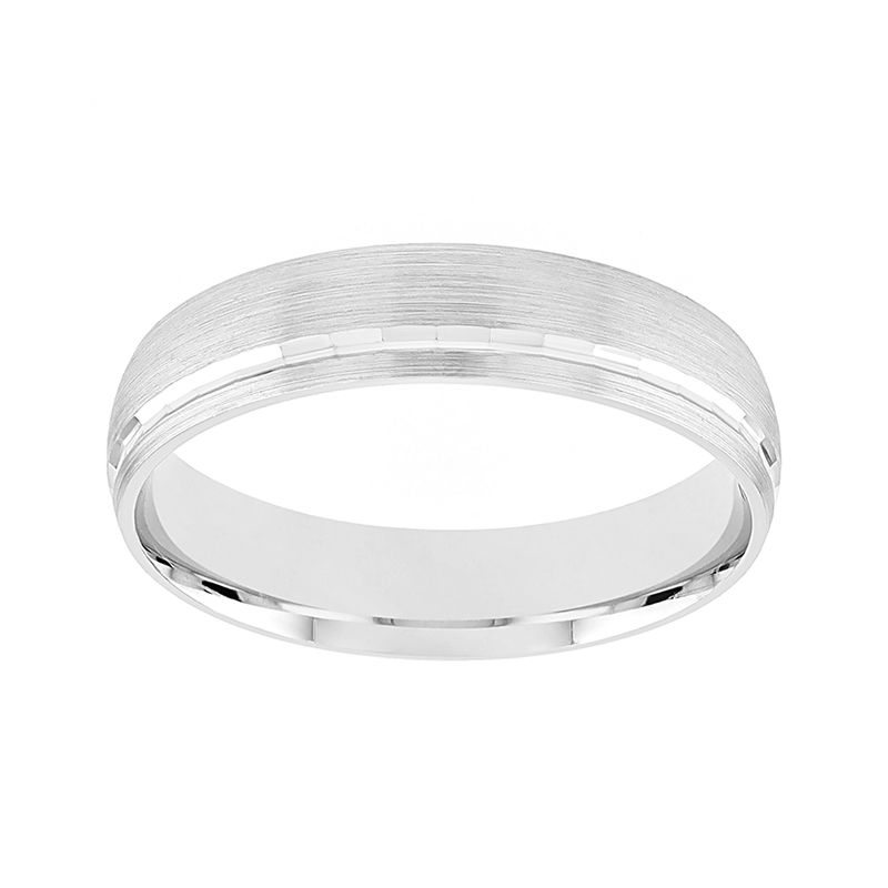 Bague mixte alliance edora or 750/1000 blanc edos02.07102_750mill - bagues - edora