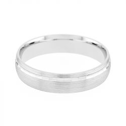 Bague mixte alliance edora or 750/1000 blanc edos02.07102_750mill - bagues - edora - 1