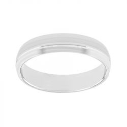 Bague mixte alliance edora or 750/1000 blanc edos02.07103_750mill - bagues - edora - 0