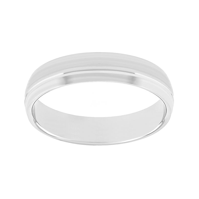 Bague mixte alliance edora or 750/1000 blanc edos02.07103_750mill - bagues - edora