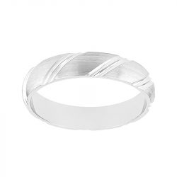 Bague mixte alliance edora or 375/1000 blanc edo9159440.375mill - bagues - edora - 0