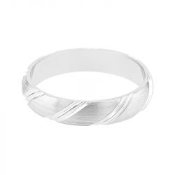 Bague mixte alliance edora or 375/1000 blanc edo9159440.375mill - bagues - edora - 1