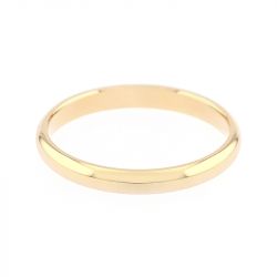 Bague mixte alliance edora or 375/1000 jaune demi-jonc confort edo9212325.375mill - bagues - edora - 1