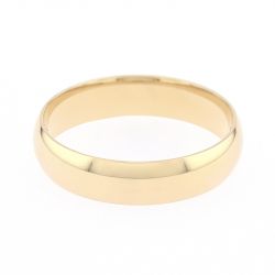 Bague mixte alliance edora or 375/1000 jaune demi-jonc confort edo9212350.375mill - bagues - edora - 1