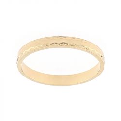Bague mixte alliance edora or 375/1000 jaune edo9252525.375mill - bagues - edora - 0