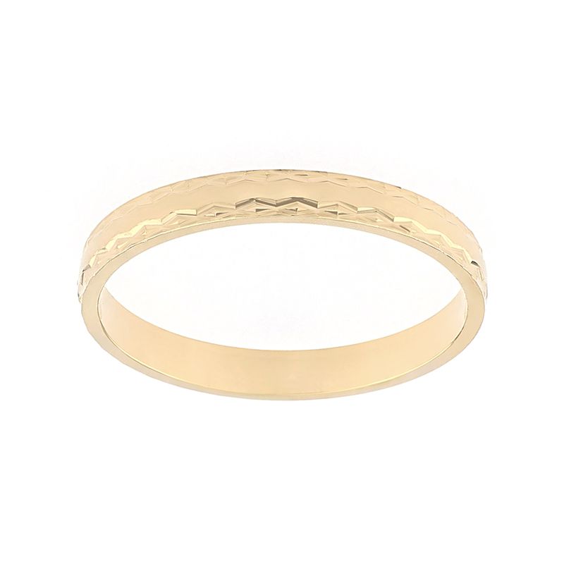 Bague mixte alliance edora or 375/1000 jaune edo9252525.375mill - bagues - edora