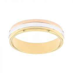 Bague mixte alliance edora 3 ors 375/1000 edo9480050.375mill - bagues - edora - 0