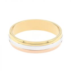 Bague mixte alliance edora 3 ors 375/1000 edo9480050.375mill - bagues - edora - 1