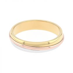 Bague mixte alliance edora 3 ors 375/1000 edo9480445.375mill - bagues - edora - 1