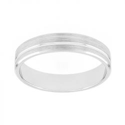 Bague mixte alliance edora or 375/1000 blanc edo9m010g40.375mil - bagues - edora - 0