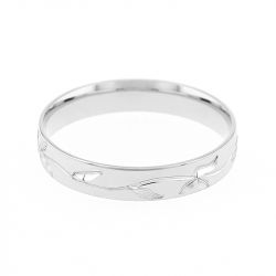 Bague mixte alliance edora or 375/1000 blanc edo9m013g35.375mil - bagues - edora - 1