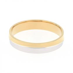 Bague mixte alliance edora or 375/1000 bicolore edo9m018x45.375mil - bagues - edora - 1
