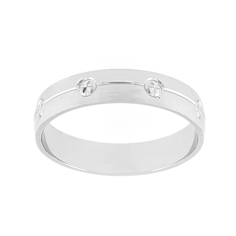 Bague mixte alliance edora or 375/1000 blanc edo9y123g40.375mil - bagues - edora