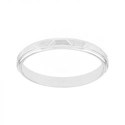 Bague mixte alliance edora or 375/1000 blanc edo9y151g25.375mil - bagues - edora - 0