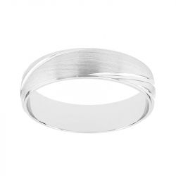 Bague mixte alliance edora or 375/1000 blanc edo9y173g55.375mil - bagues - edora - 0