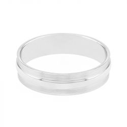 Bague mixte alliance edora or 375/1000 blanc edo9y193g55.375mil - bagues - edora - 1