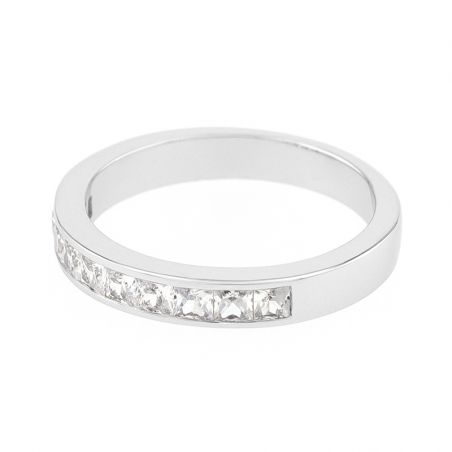 Bague homme & bague femme - bague argent, solitaire, or & or rose - alliances - edora - 2