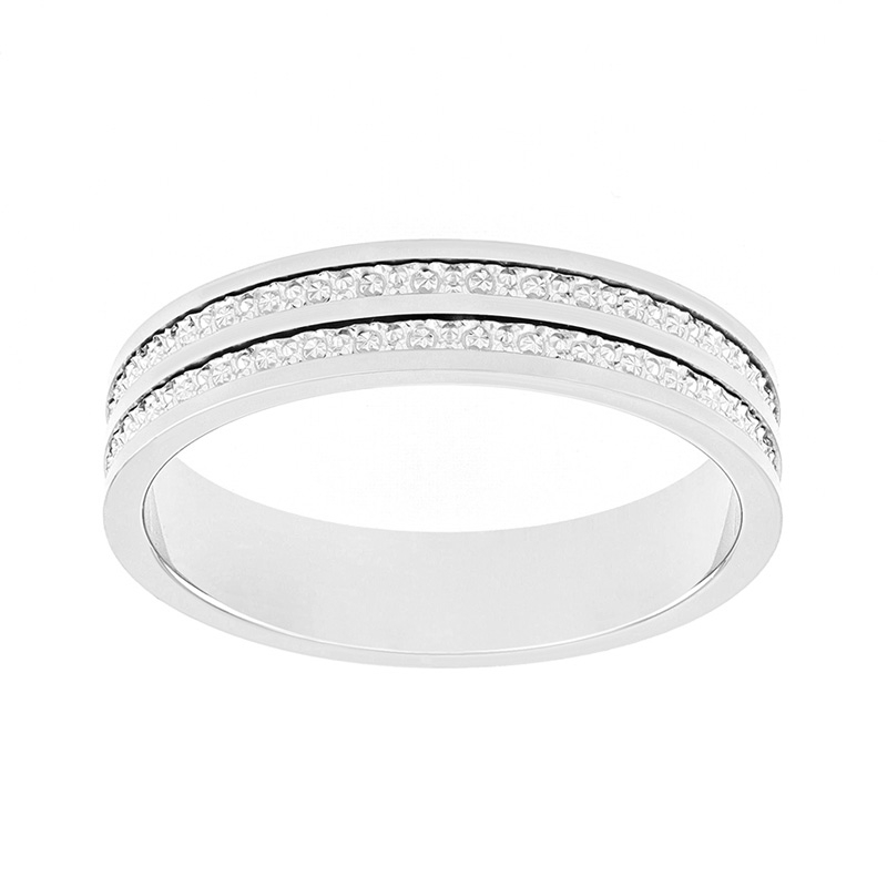 Bague mixte alliance edora or 375/1000 blanc edo9y200g45.375mil - bagues - edora